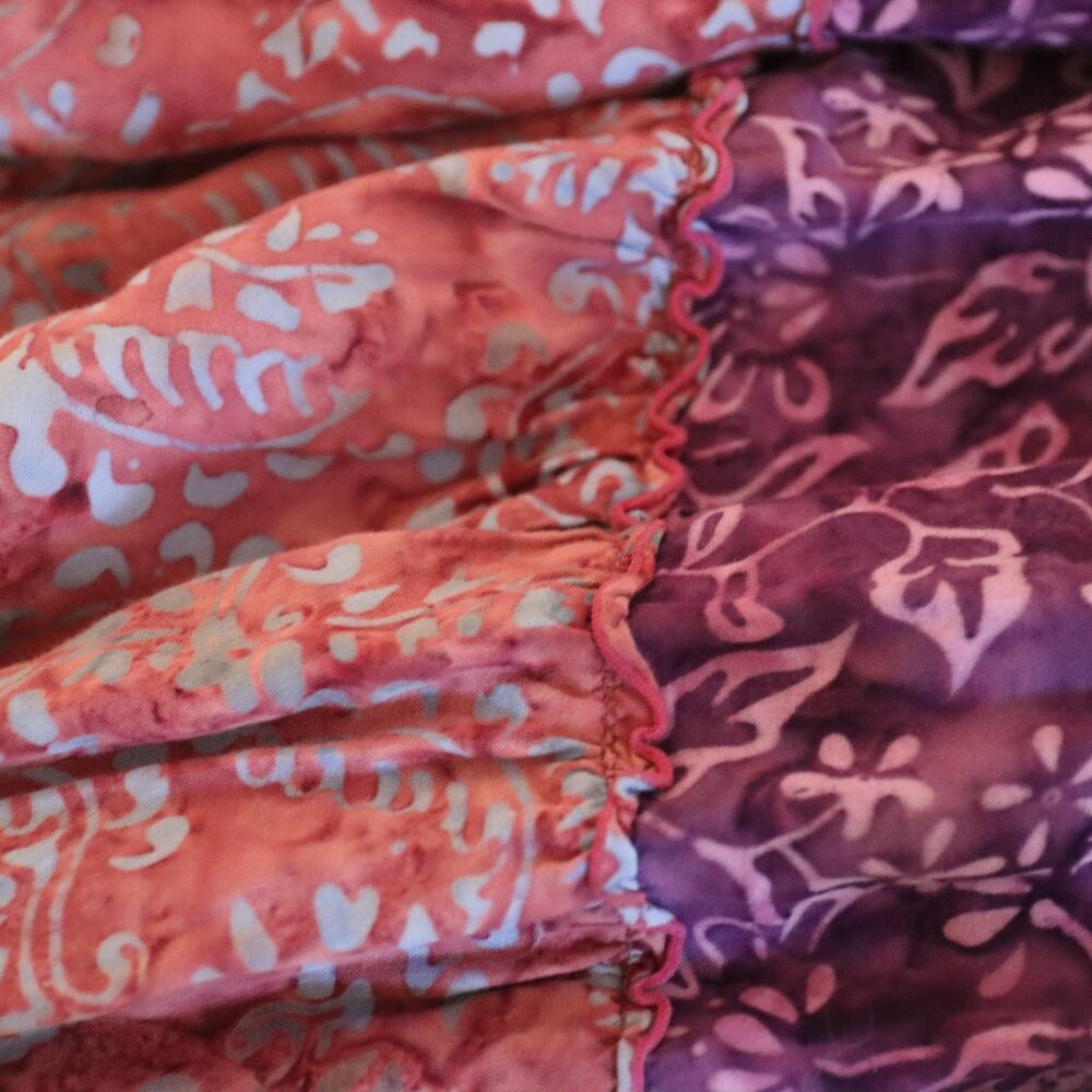 Hand Kreation Skirt One Size Boho, 100% Rayon festival, colorful, casual - Picture 10 of 12
